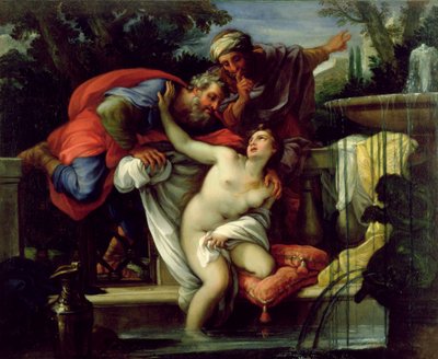 Susanna and The Elders by Giuseppe Bartolomeo Chiari